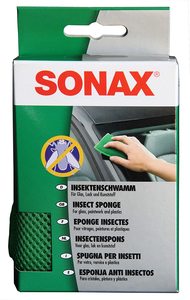 Exterior Paintwork: SONAX Insect Sponge, Safe Removal Of Dirt On Glass, Varnish And Plastic.
