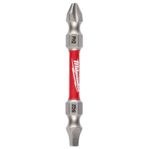 Sulco: Impact Driver Bit - SHOCKWAVE PH2/SQ2 Double Ended 60mm