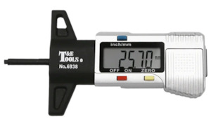 Sulco: Digital Tyre Tread Depth Gauge 0-25mm x 0.01mm/0.005”