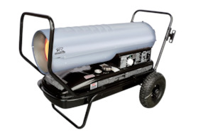 Diesel Air Heater: RPH1250KFA - Paraffin-Diesel Forced Air Heater, 125,000 BTU, 37kW - Multi Fuel, Silent Drive, Precise