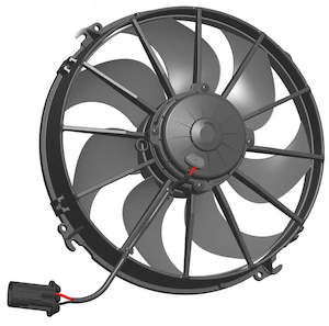 Spal: SPAL Thermo Puller Fan - 12" Skew 12V - 1451 CFM - 12.8Amps, (EF3632)