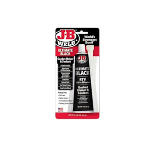 Napa: RTV Silicone – JB Weld Ultimate Black Gasket Maker & Sealant – 85g Tube, Maximum Oil Resistance, Sensor Safe, High-Temperature Tolerance