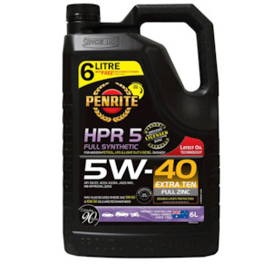 Napa: Oil for Car – Penrite HPR 5 Full Synthetic 5W-40 Engine Oil 6L - HPR05006