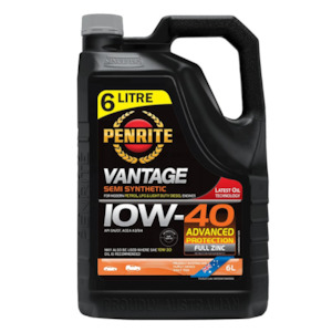 Napa: Oil for Car – Penrite Vantage Semi Synthetic 10W-40 Engine Oil 6L