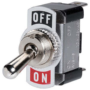 Narva: Narva 60060BL Metal Toggle Switch Off/On SPST 20A at 12V – For Automotive, Marine & Industrial Use