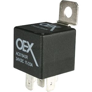 Napa Best Sellers: OEX ACX1943RBL Mini Relay – 24V Change Over, 15/20A, Sealed, Resistor Protected, 5 Pin