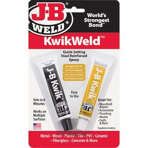 JB Weld KwikWeld Epoxy Twin Pack – 56.8g Total – Quick-Setting, Steel-Reinfo&hellip;