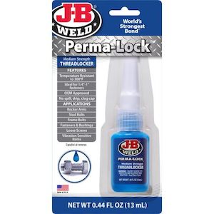 JB Weld Perma-Lock Blue Medium Strength Threadlocker 13ml – Prevents Fastener &hellip;