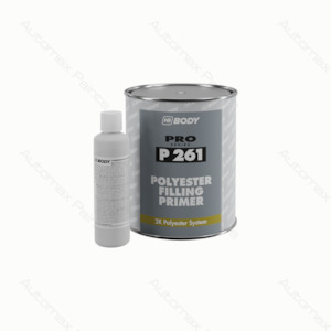 2k Primers: P261 Polyester Filling Primer GREY 1Lt/Can + Hardener