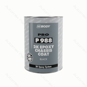 Primers: P988 2K EPOXY CHASSIS COAT BLACK 4L
