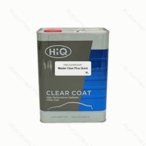 Clearcoats: HIQ Master Clear Plus Quick 4Lt/Can