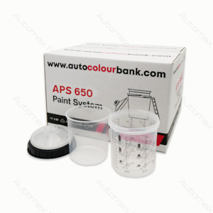 Special: APS CUP with Collar (125um) 650cc. Inner Cup 50pcs liner+50pcs lid+20pcs Stopper + hard cup