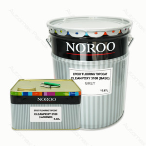 Noroo Cleanpoxy 3100 2K Epoxy Floor Paint Grey Kit 16L