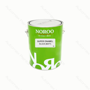 Super Enamel Black(Matt) 4Lt/Can