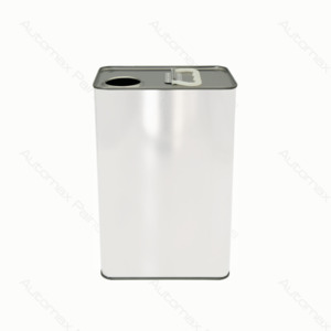 Empty Paint Can: 4L Empty Square Tin