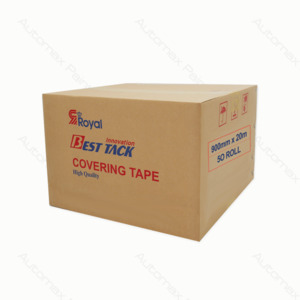 Automotive Masking Covering: MaxFilm S1 Pre-Taped Covering Film 900mm x 20m/50ea
