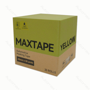 Yellow MaxTape 45mm X 50 yards * 1BOX(20 rolls)