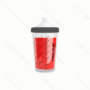 Paint Mixing Cups: MPS 850cc Outer Cup with Collar