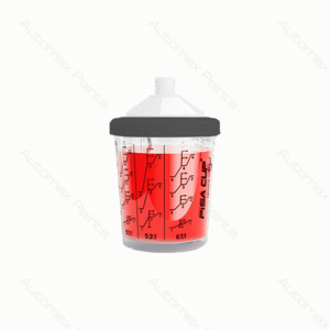 Paint Mixing Cups: MPS 650cc Outer Cup with Collar