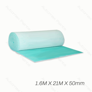 Filters Paint Accessories: Spray Booth Floor Filter (G4) 1.6m x 21m x 50mm