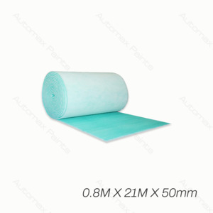 Filters Paint Accessories: Spray Booth Floor Filter (G4) 0.8m x 21m x 50mm