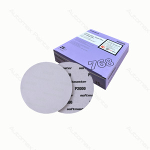 Sanding Disc: 768 Softmaster Purple Super Fine Disc P2000/25EA