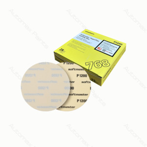 Sanding Disc: 768 Softmaster Light Yellow Super Fine Disc P1200/25EA