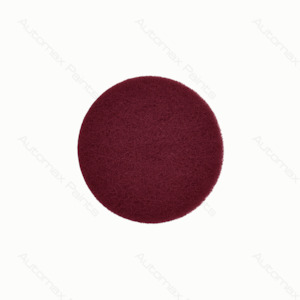 Scuff Scotch: Round Scuff Pad 150mm VF- Maroon