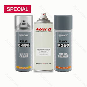 Refinish Spray Can Kit - Primer, Paint & Clearcoat