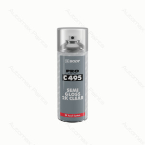 Hb Body Spray Cans: Spray HB Body C495 2K Clear Semi Gloss 400ml