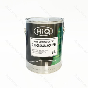 HiQ Multi-Urethane Topcoat Semi-gloss Black DTM 3L