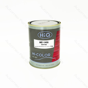 Hiq Colours: HiQ ME-1400 1K Basecoat Toner Dark Red 0.9L