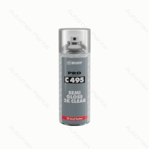 SPRAY C495 2K CLEAR SEMI GLOSS 400ml
