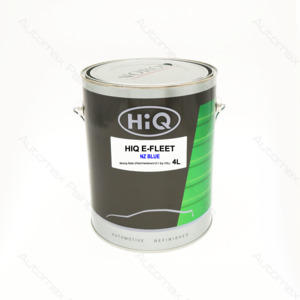 Hiq Colours: HiQ E-Fleet 2K Urethane Topcoat NZ Blue 4L