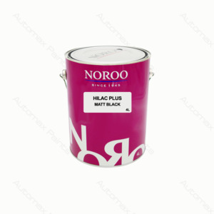 Industrial Enamel Paints: Noroo Hilac Plus Topcoat Matt Black 4L