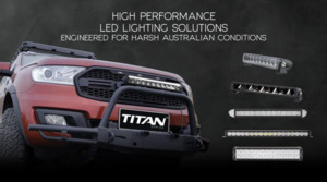 TITAN Series LED Light Bars - Auto Garage