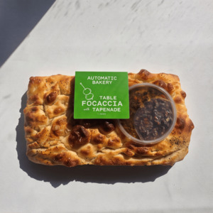 New: Table Focaccia with Tapenade 1kg