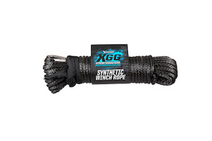 Xtreme Gravel Gear Synthetic Winch Rope 9mmx30m - 15400lbs Breaking Str APG