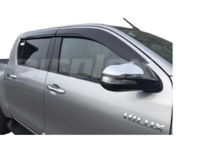Airplex - Wind Deflector (monsoons) Dark Tint - Toyota Hilux N80 - 2011 - 2015 APG