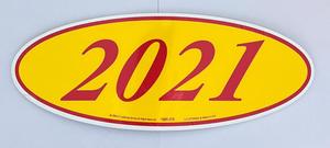 Model Year Stickers: 2021
