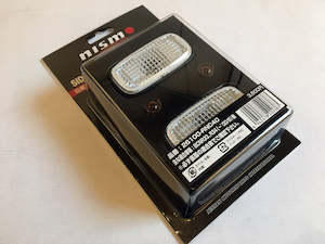 NISMO SIDE INDICATORS - NISSAN R33 GTR, R34 SKYLINE (~8/00) & C34 STAGEA (CLEAR)