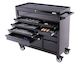 Sp Tools Custom Series Roller Cabinet Tool Kit - 406pc - Metric/sae - Blk/blk - Foamed