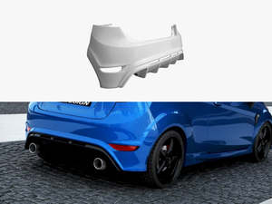 Rear Bumper Ford Fiesta MK 7 Pre-facelift & Facelift (Focus RS Look)