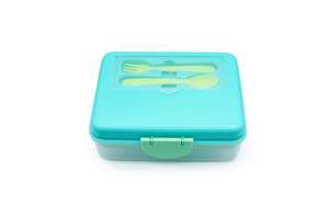 Melii 2 Tier Bento Box - Blue & Mint