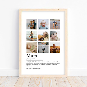 Products: Mum Life Definition Print – Autumn Designs