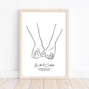 Products: Holding Hands Print – Autumn Designs
