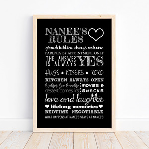Products: Custom Rules Print – Autumn Designs