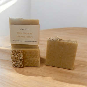 Natural Handmade Soap: Milk, Oats and Manuka Honey Soap