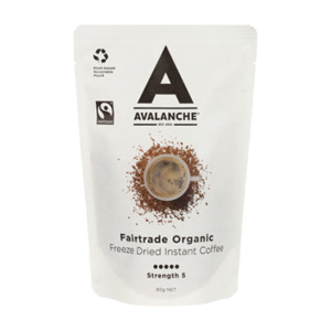 Instant Coffee: Fair Trade Organic Strength 5 90gm Refil
