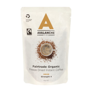 Instant Coffee: Fair Trade Organic Strength 4 90gm Refill